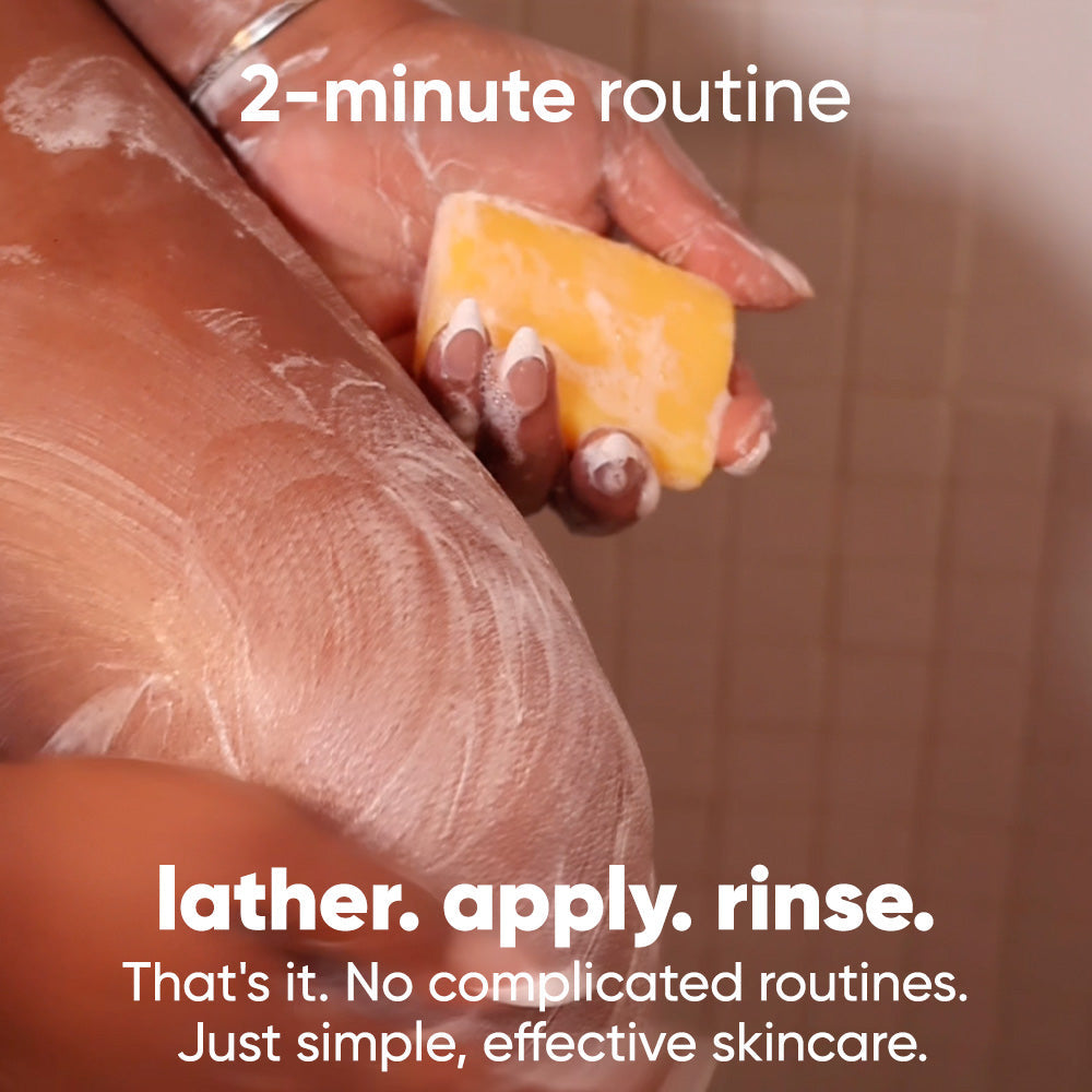the lemon turmeric & kojic acid brightening soap